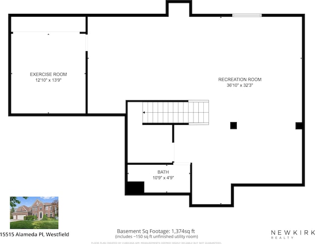 15515 Alameda Pl, Westfield, IN 46074 - room layout
