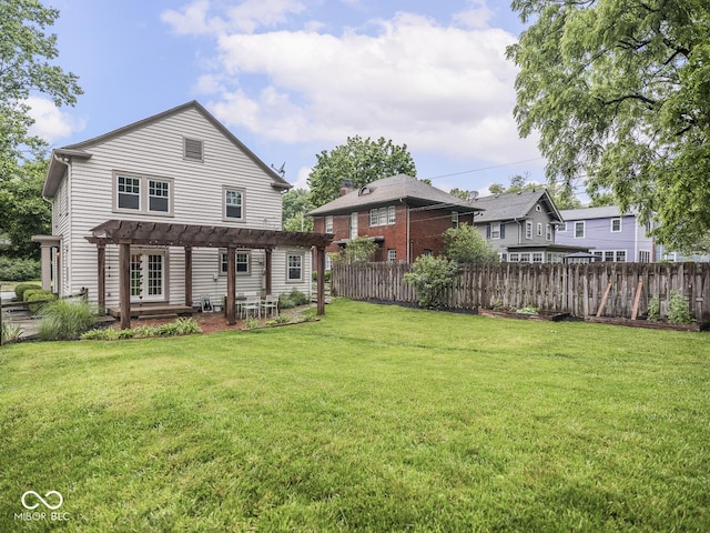 4455 Central Ave, Indianapolis, IN 46205 - rear view of property featuring a pergola and a patio area