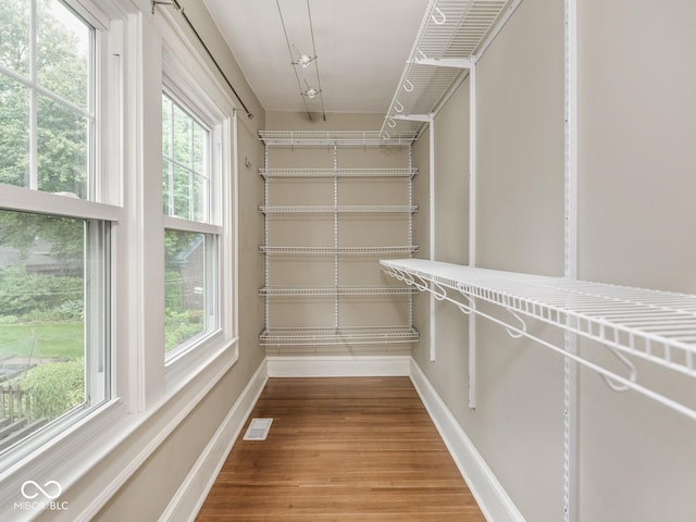 4455 Central Ave, Indianapolis, IN 46205 - spacious closet featuring wood finished floors