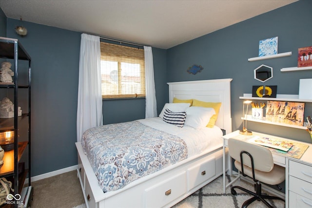 2766 Del Prado Dr Unit 6, Indianapolis, IN 46227 - carpeted bedroom with baseboards and an office area