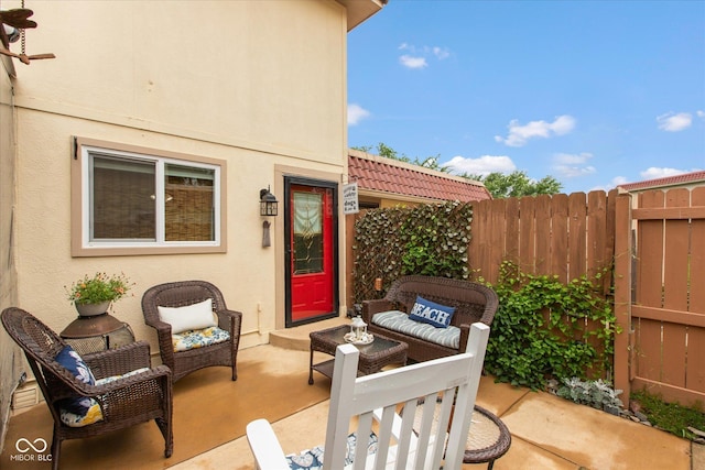 2766 Del Prado Dr Unit 6, Indianapolis, IN 46227 - view of patio with an outdoor living space
