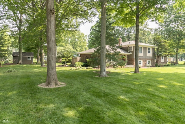 12014 Briar Way Center Dr, Indianapolis, IN 46126 - view of grassy yard