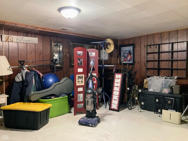 2032 N Auburn St, Speedway, IN 46224 - interior space with wood walls