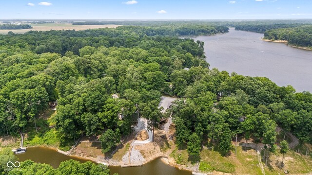2540 S Annapolis Rd, Rockville, IN 47872 - aerial view of property and surrounding area with a nearby body of water and a forest