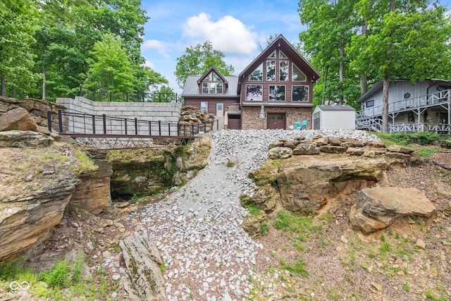2540 S Annapolis Rd, Rockville, IN 47872 - view of front of home featuring metal roof