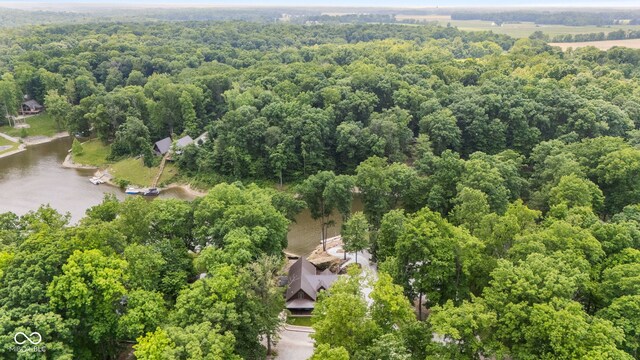 2540 S Annapolis Rd, Rockville, IN 47872 - drone / aerial view of a large body of water and a heavily wooded area