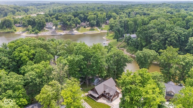 2540 S Annapolis Rd, Rockville, IN 47872 - aerial overview of property's location featuring a large body of water and a heavily wooded area