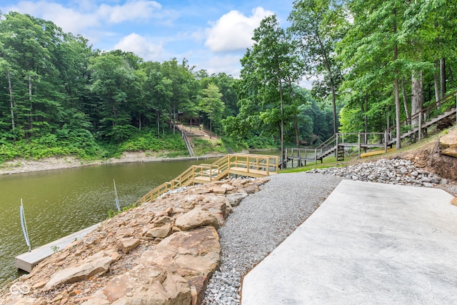 2540 S Annapolis Rd, Rockville, IN 47872 - dock area featuring a water view and a wooded view