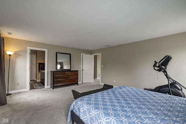 19187 Outer Bank Rd, Noblesville, IN 46062 - carpeted bedroom with baseboards and ensuite bathroom