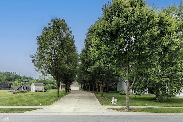 19187 Outer Bank Rd, Noblesville, IN 46062 - view of front of home with a front lawn