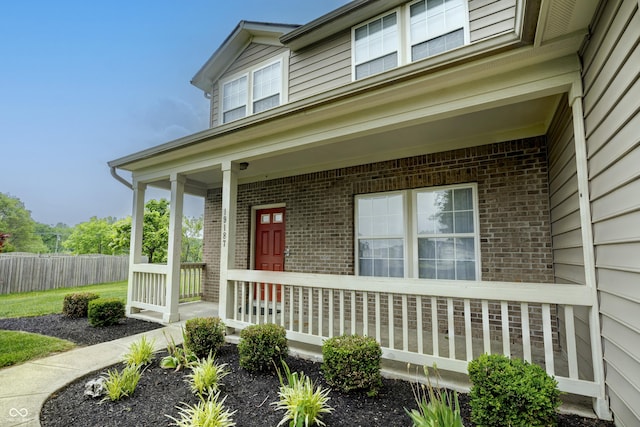 19187 Outer Bank Rd, Noblesville, IN 46062 - entrance to property with brick siding and a porch