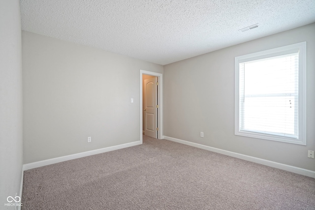 12382 Cool Winds Way, Fishers, IN 46037 - spare room with carpet floors, baseboards, and a textured ceiling