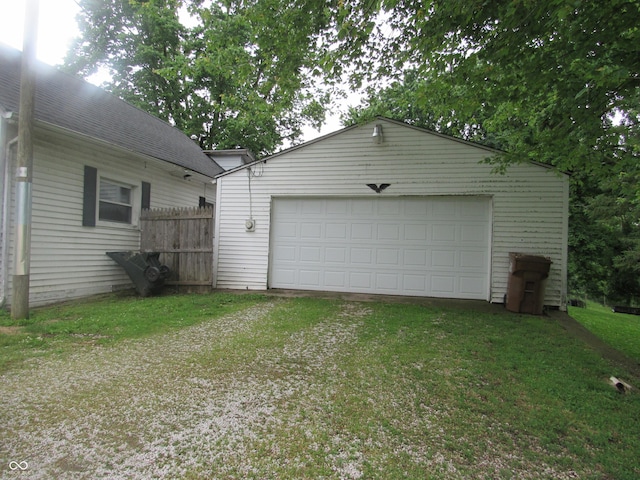 112 Orchard St, Waynetown, IN 47990 - view of detached garage