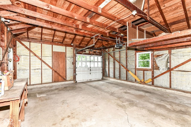 713 W Cromer Ave, Muncie, IN 47303 - garage with a garage door opener