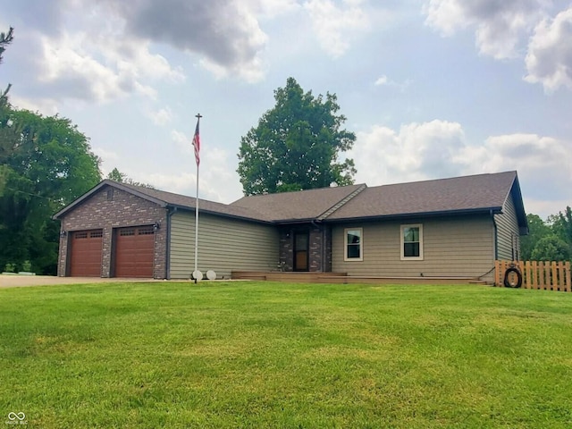 600 Old Moore Rd, Martinsville, IN 46151 - ranch-style house with an attached garage and driveway