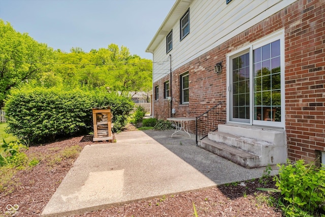 6146 Rucker Rd, Indianapolis, IN 46220 - view of patio / terrace with entry steps