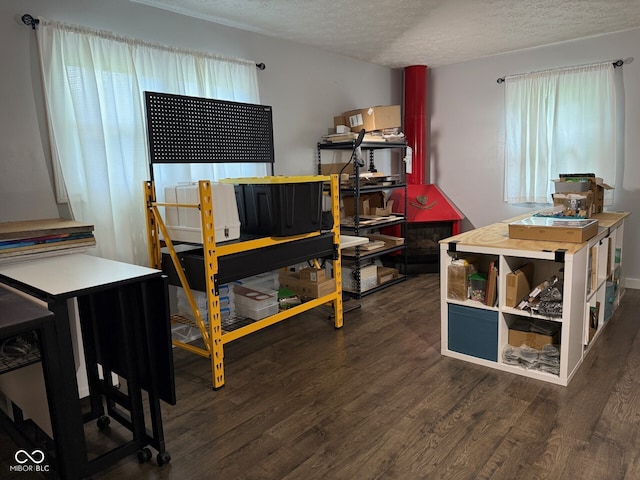 75 Byram Blvd, Martinsville, IN 46151 - office space with a textured ceiling and wood finished floors