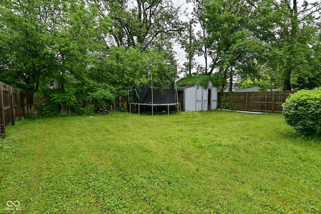 4751 N Longworth Ave, Indianapolis, IN 46226 - view of yard featuring a trampoline