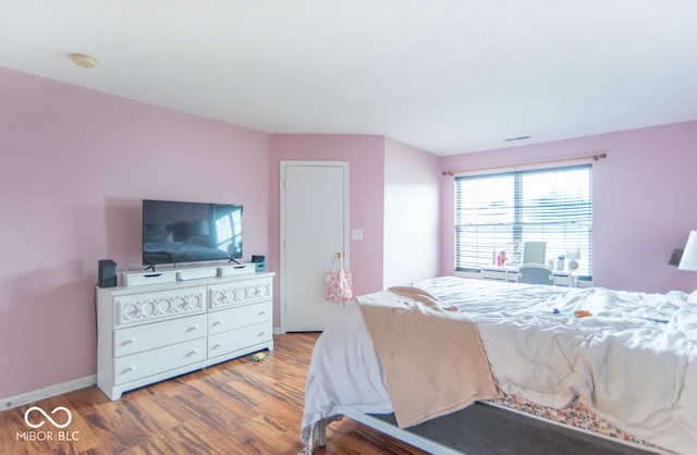 8056 Maple Stream Blvd, Indianapolis, IN 46217 - bedroom featuring wood finished floors