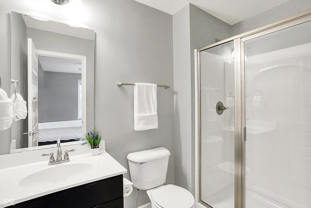 2789 W High Grove Cir, Zionsville, IN 46077 - bathroom featuring ensuite bath, vanity, and a stall shower