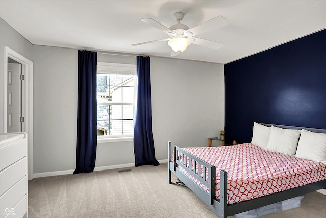2789 W High Grove Cir, Zionsville, IN 46077 - bedroom with carpet flooring and ceiling fan