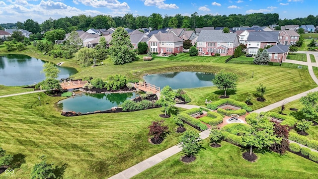 2789 W High Grove Cir, Zionsville, IN 46077 - aerial view of residential area featuring a large body of water