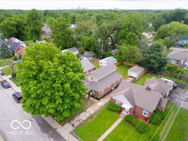 3558 N Gladstone Ave, Indianapolis, IN 46218 - aerial view of residential area