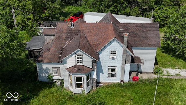 7669 W 100 N, Tipton, IN 46072 - back of property featuring a chimney