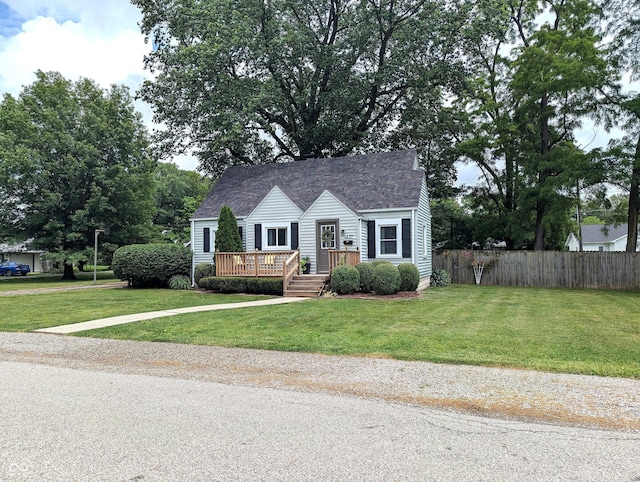 1637 Meridian St, Columbus, IN 47201 - view of front of property featuring a deck