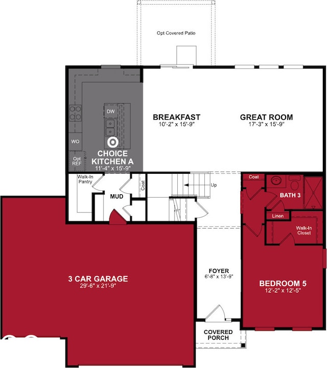 587 Bluestem Ln, New Whiteland, IN 46184 - floor plan / room layout