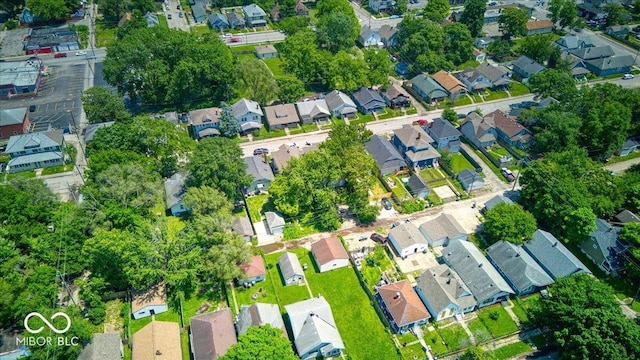 420 Eastern Ave, Indianapolis, IN 46201 - aerial overview of property's location featuring nearby suburban area
