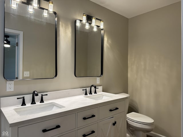 177 W Itawamba Trl, Greensburg, IN 47240 - bathroom with toilet and double vanity
