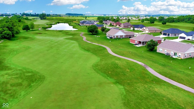 217 Saint Andrews Ave, Edinburgh, IN 46124 - aerial view of residential area with a golf course and a large body of water