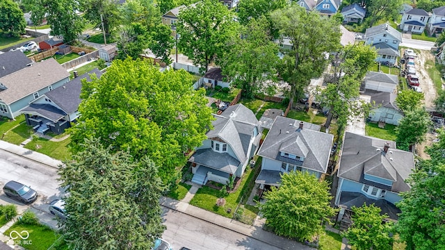 909 N Parker Ave, Indianapolis, IN 46201 - aerial view of residential area