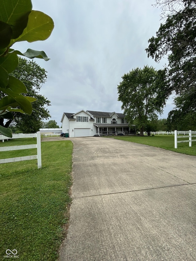 7195 W 700 N, Fairland, IN 46126 - traditional-style home featuring concrete driveway and an attached garage