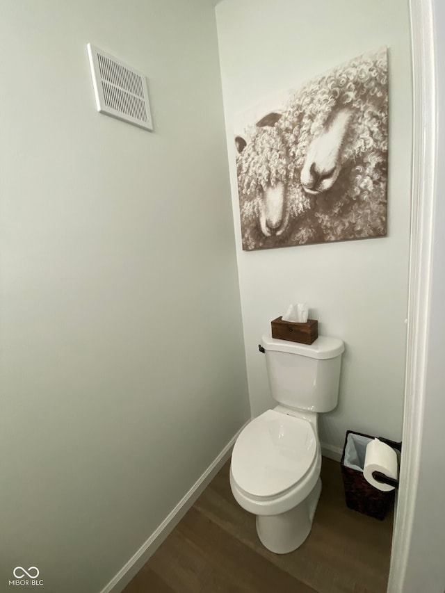 7195 W 700 N, Fairland, IN 46126 - bathroom with wood finished floors and toilet
