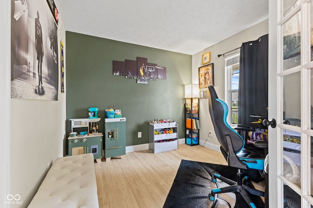2580 Bluewood Way, Plainfield, IN 46168 - office space with wood finished floors and a textured ceiling