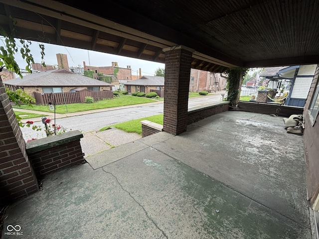 18 E Church St, Brazil, IN 47834 - view of patio with a residential view
