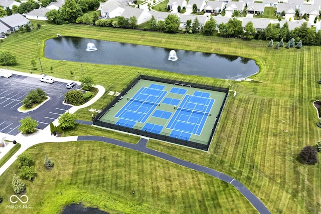 15937 Marsala Dr, Fishers, IN 46037 - aerial perspective of suburban area with a nearby body of water