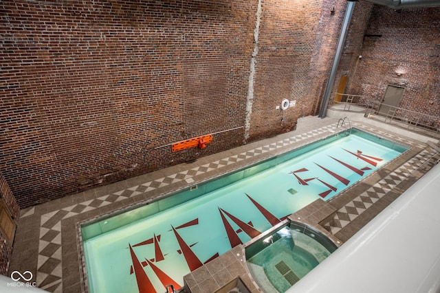 611 N Park Ave Unit 104, Indianapolis, IN 46204 - view of swimming pool