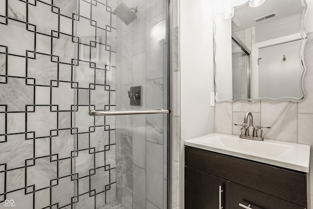 611 N Park Ave Unit 104, Indianapolis, IN 46204 - bathroom with a stall shower and vanity