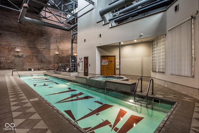 611 N Park Ave Unit 104, Indianapolis, IN 46204 - view of indoor pool