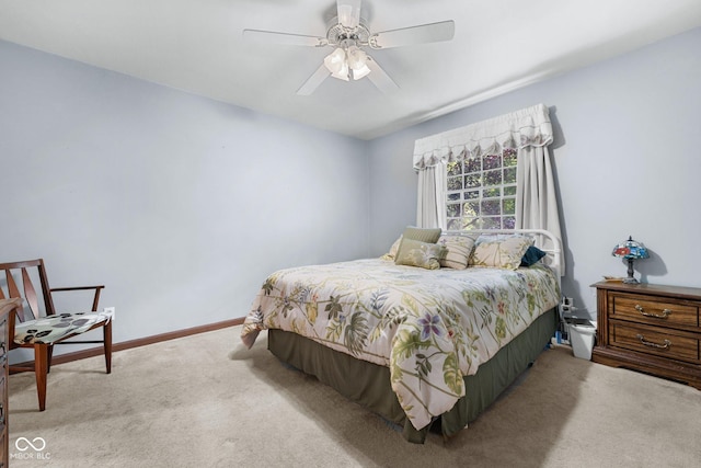 1350 Inverness Farms Rd, Martinsville, IN 46151 - bedroom with carpet flooring and ceiling fan
