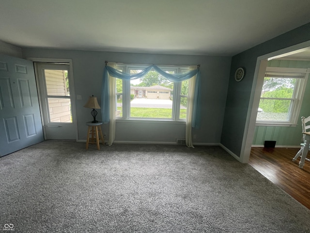 4363 Roosevelt Dr, Columbus, IN 47201 - spare room featuring baseboards and carpet flooring