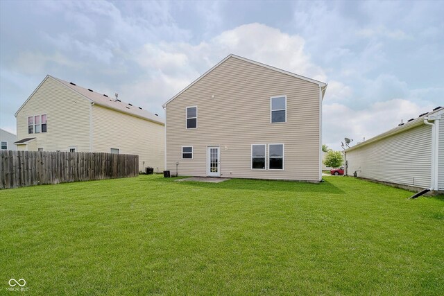 2834 Wolfgang Dr, Indianapolis, IN 46239 - back of house featuring central AC