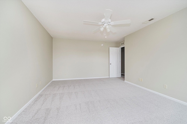 2834 Wolfgang Dr, Indianapolis, IN 46239 - unfurnished room with a ceiling fan, light carpet, and baseboards