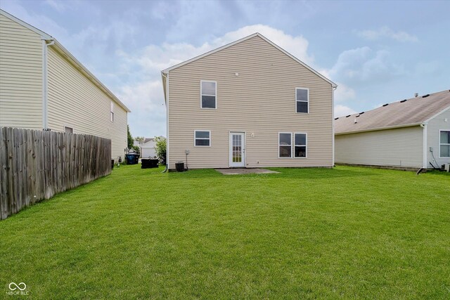 2834 Wolfgang Dr, Indianapolis, IN 46239 - back of property with central AC unit