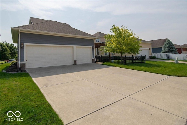 12976 Walbeck Dr, Fishers, IN 46037 - view of front of house featuring a detached garage