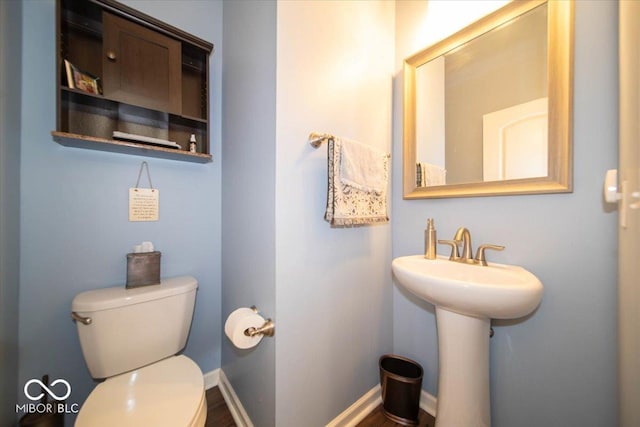 12976 Walbeck Dr, Fishers, IN 46037 - half bathroom with toilet and a sink