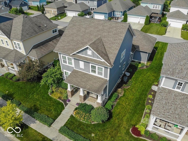 12976 Walbeck Dr, Fishers, IN 46037 - aerial view of residential area